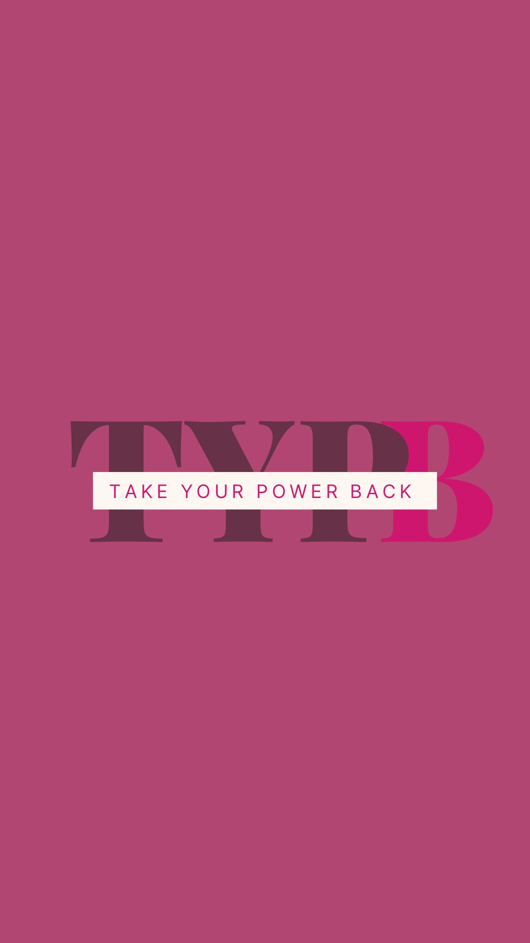 DONATE TO TAKE YOUR POWER BACK